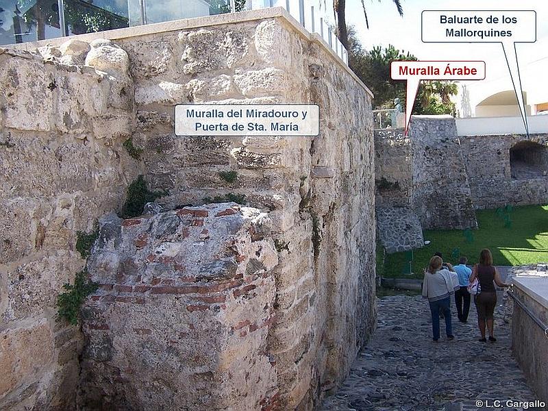 Lienzo de la muralla árabe de Ceuta