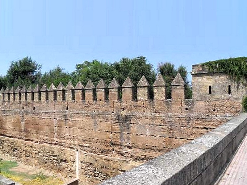 Muralla sur del Alcázar Viejo y Huerta del Alcázar