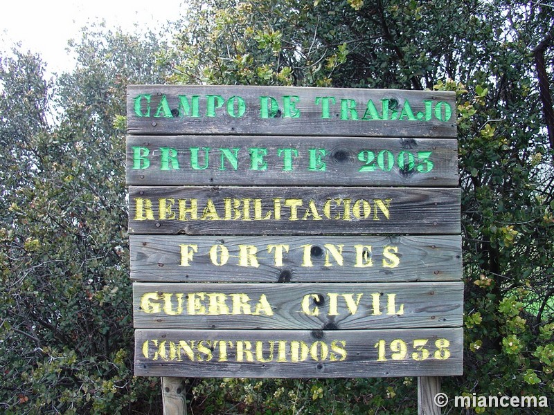 Búnker III de la posición militar Brunete Norte