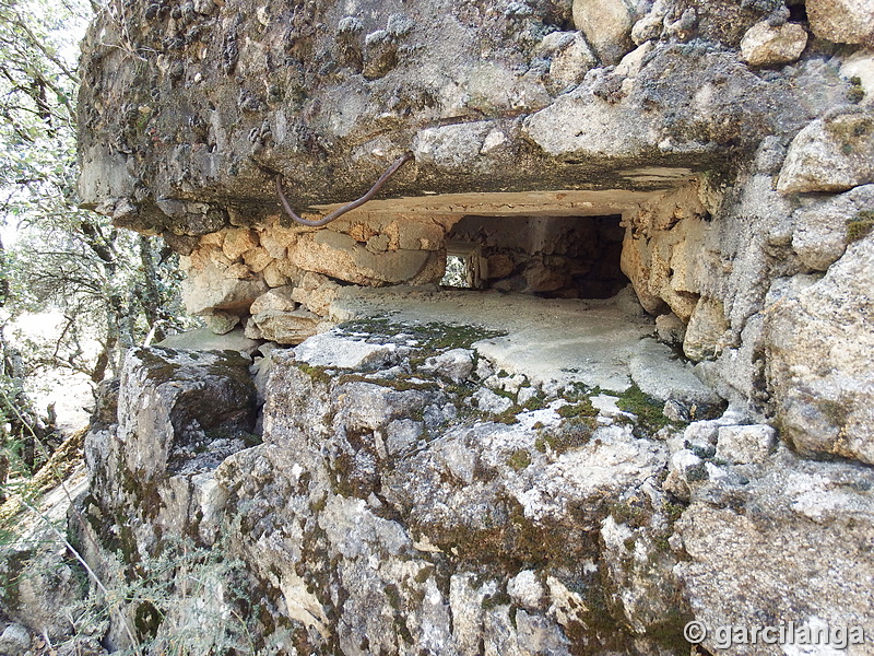 Nido de ametralladora sur de la Alamedilla