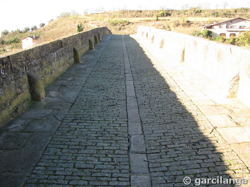 Puente fortificado sobre el río Arga