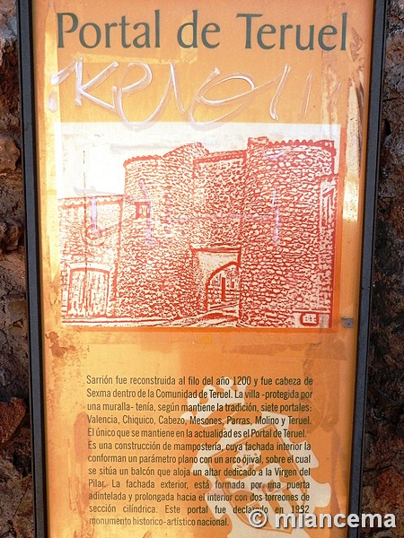 Muralla urbana de Sarrión