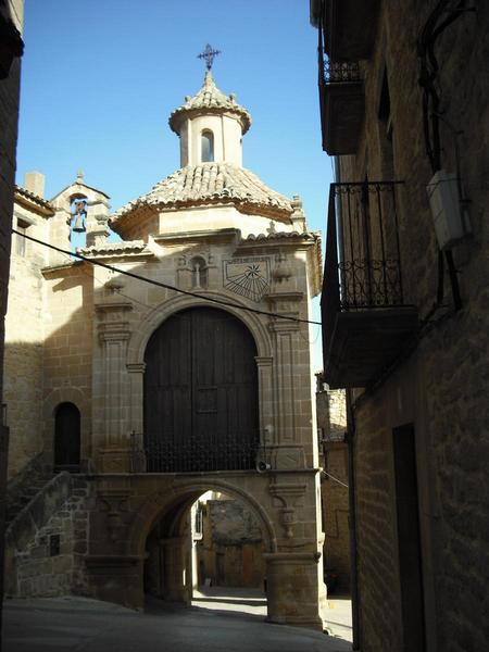 Portal capilla de la Virgen del Pilar